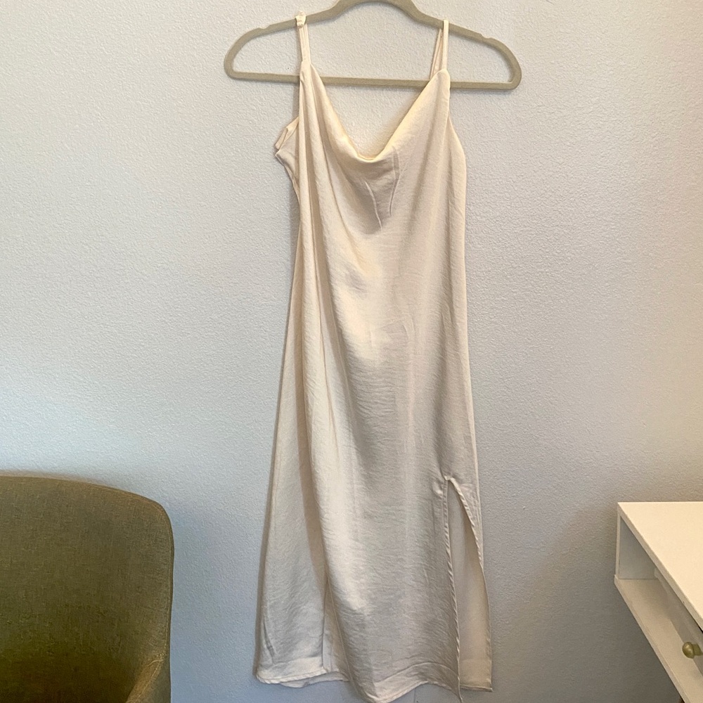 Satin Maxi Dress